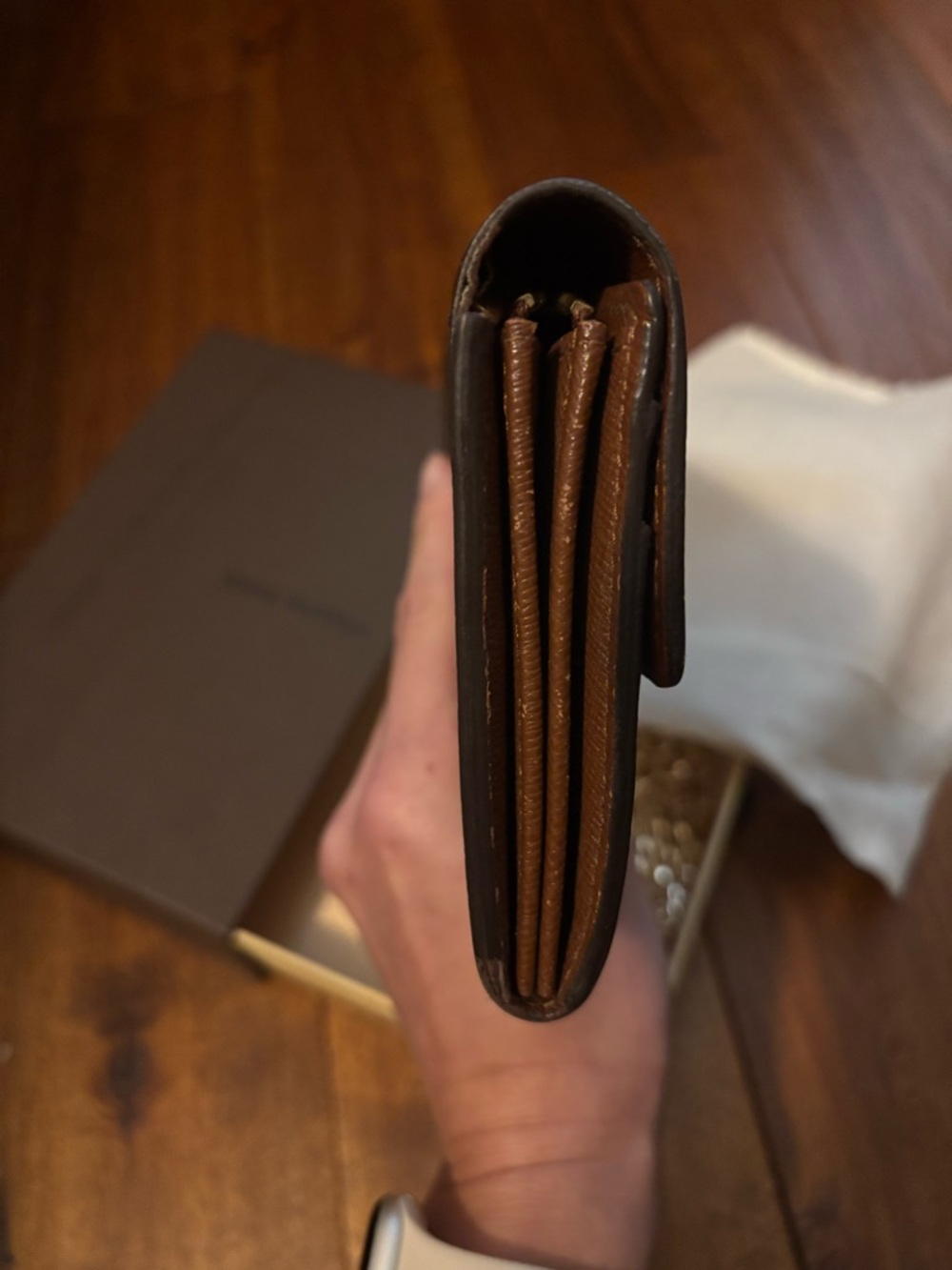 Louis Vuitton Monogram Sarah Wallet with Chain - Picture 12 of 13